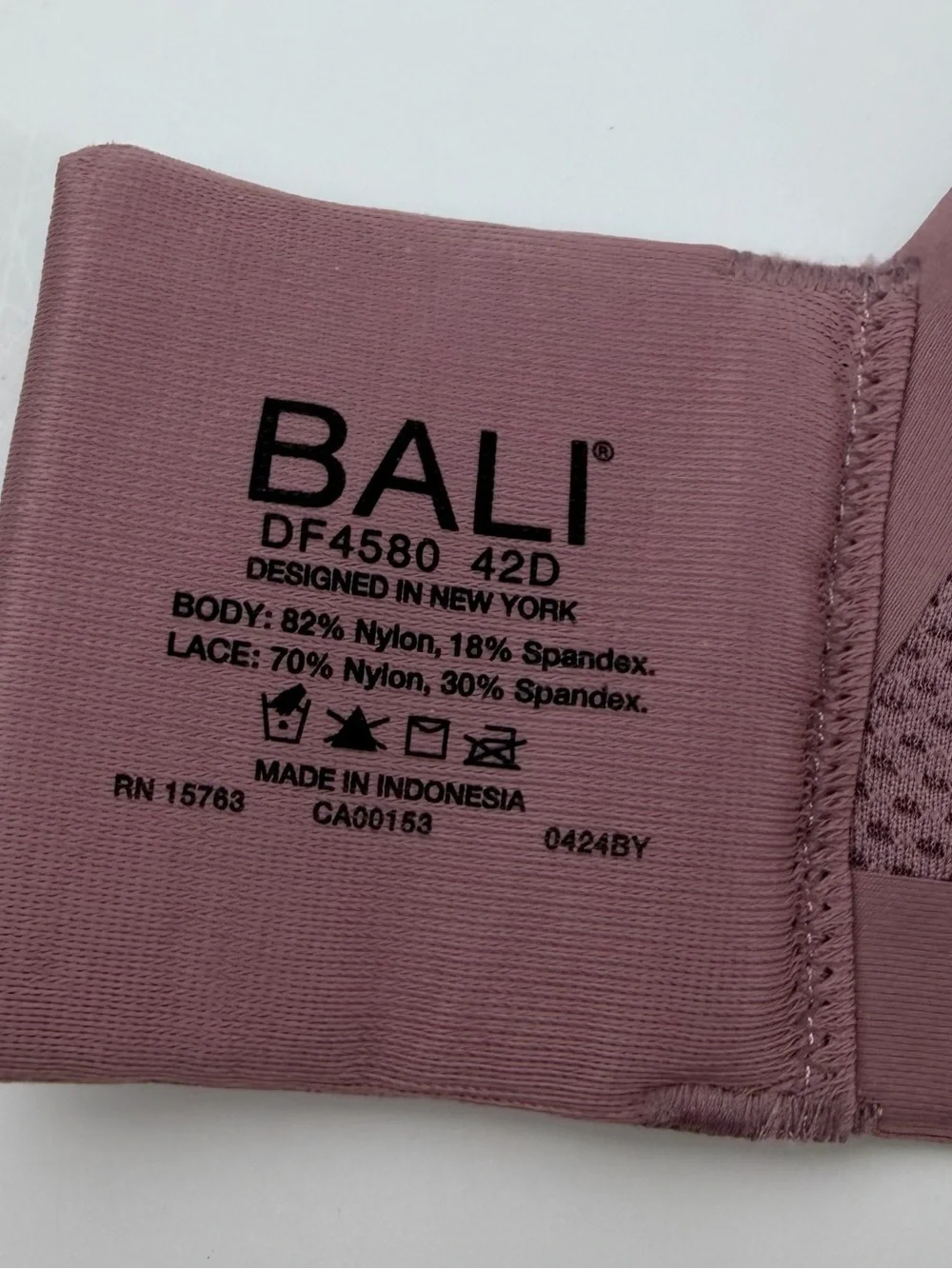 Bali Bra 42D Maroon Coolest Smoothing Underwire T-Shirt NWT 4580